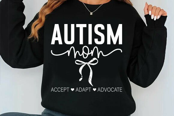 Autism Mom SVG: Graphics for T-Shirt Designs