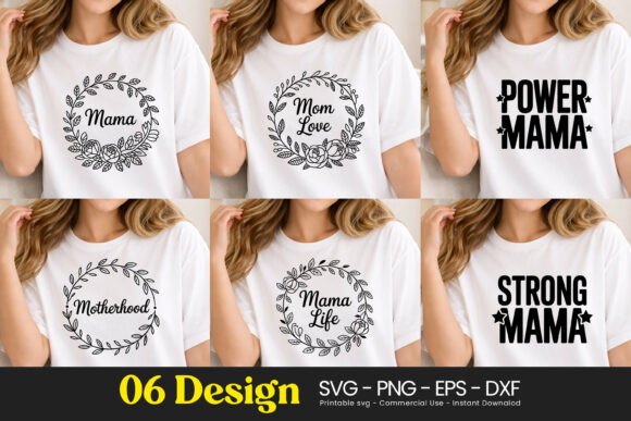 Mama Mom Energy Era Quotes: Graphics & Illustrations