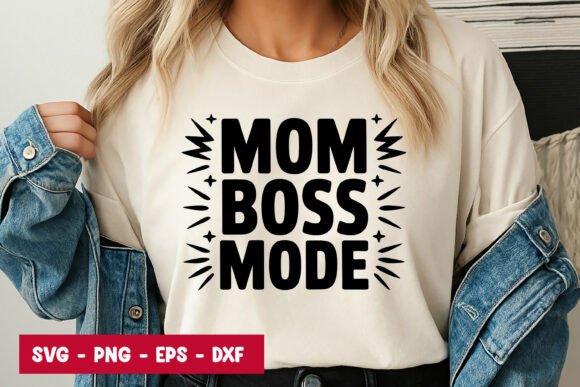 Mom Boss Mode: Bold Graphics & Illustrations