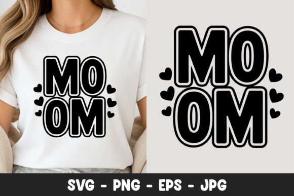 Mom Typography Heart: Graphics & Illustrations Review