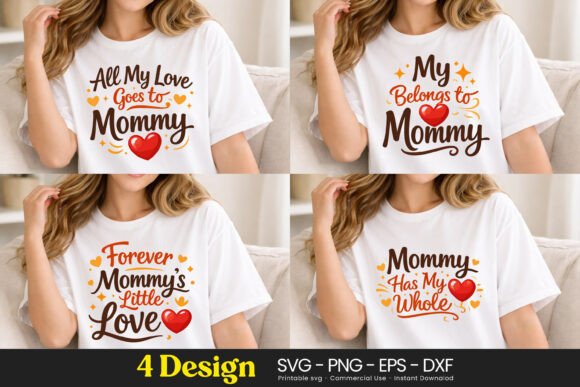 Mother's Day Shirt Designs Mom Quotes: Graphics & Illustrations