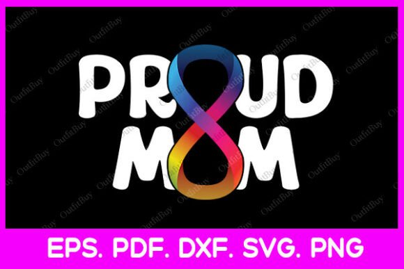 Proud Mom Autism SVG: Graphics for T-Shirt Designs
