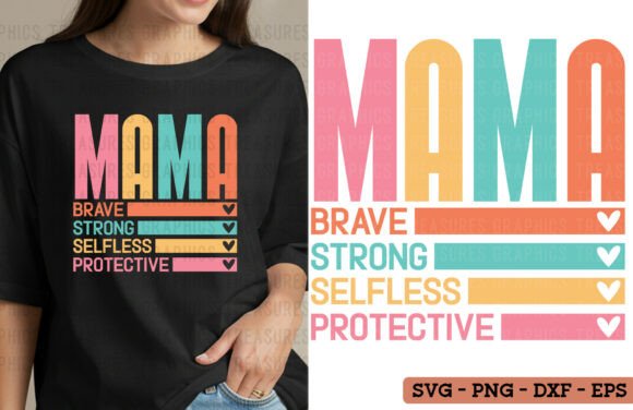 Retro Mama Graphics: Perfect T-Shirt Designs