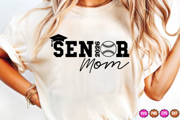 Senior 2026 Baseball SVG: Graphics for T-Shirt Designs